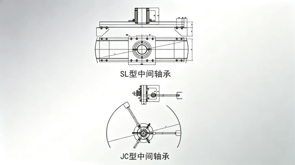 SL型、JC型中间轴承|搅拌器|减速机|挡板门|机械密封|江苏隆达机械设备有限公司