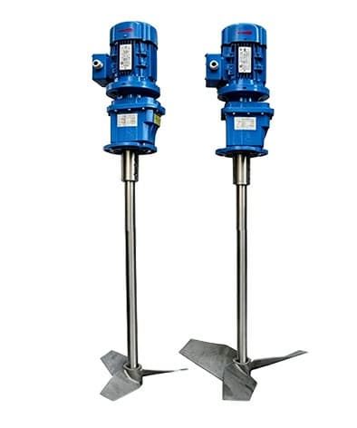 立式顶入三斜叶轴流搅拌器